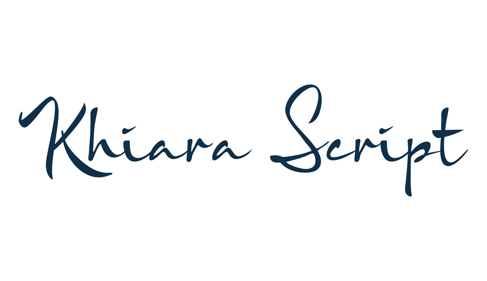 Khiara Script, foreign look chinese, jpn font preview