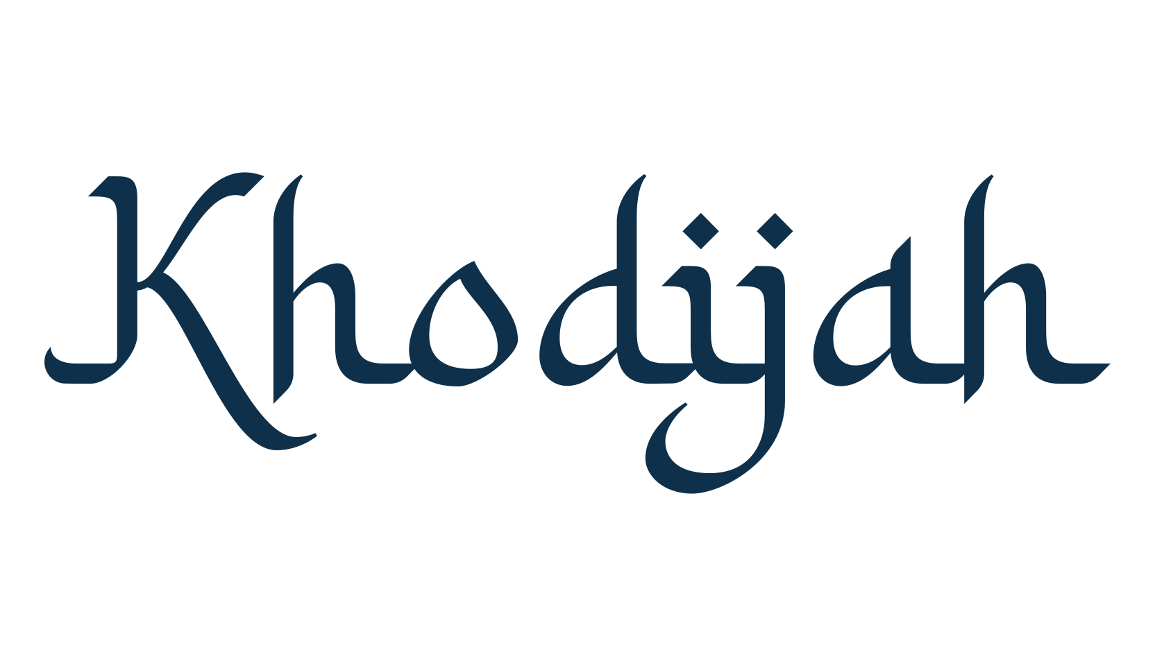 Khodijah, foreign look arabic font preview