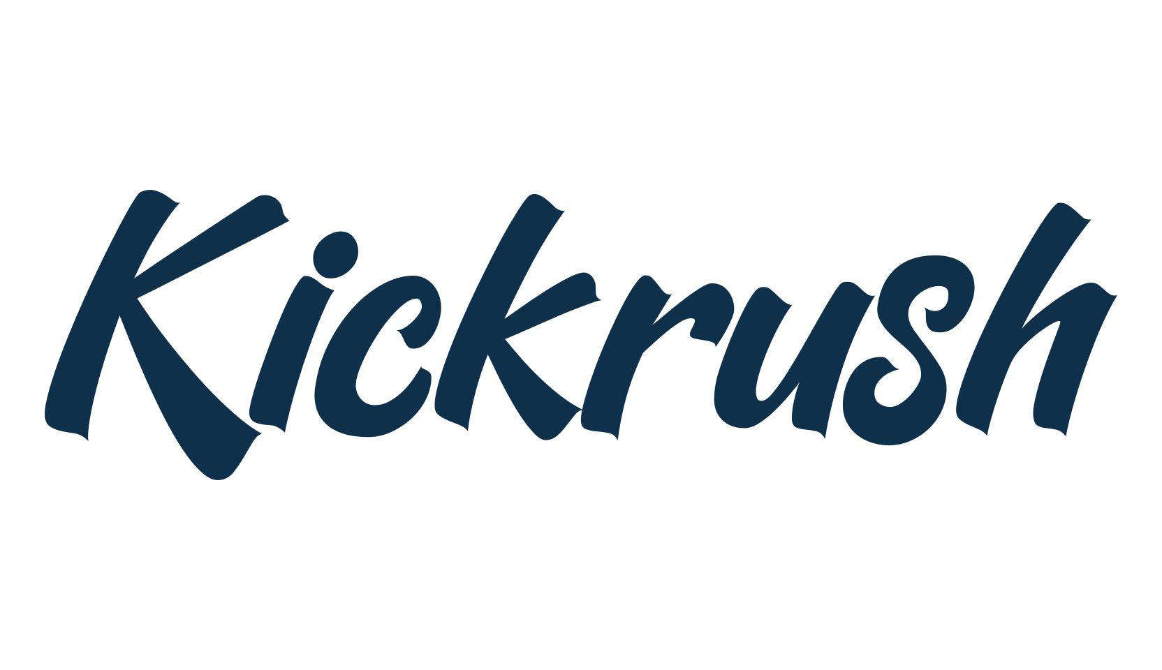 Kickrush, various font preview