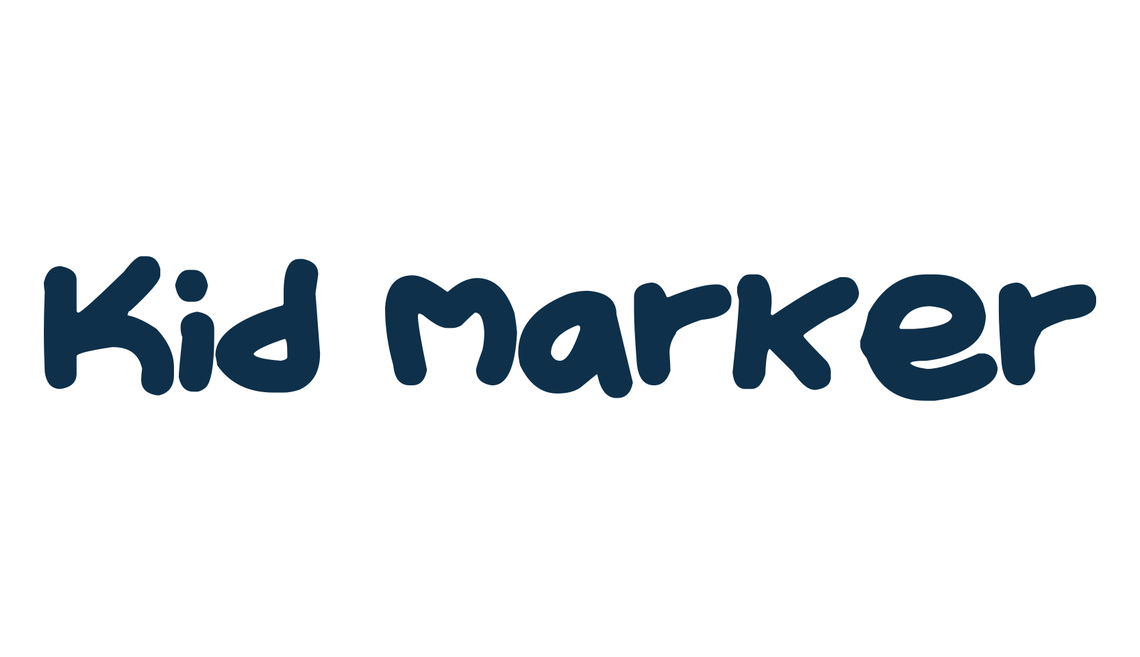 Kid Marker, handwriting font preview