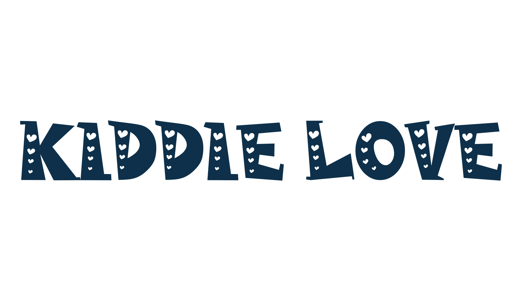 Kiddie Love, fancy decorative font preview