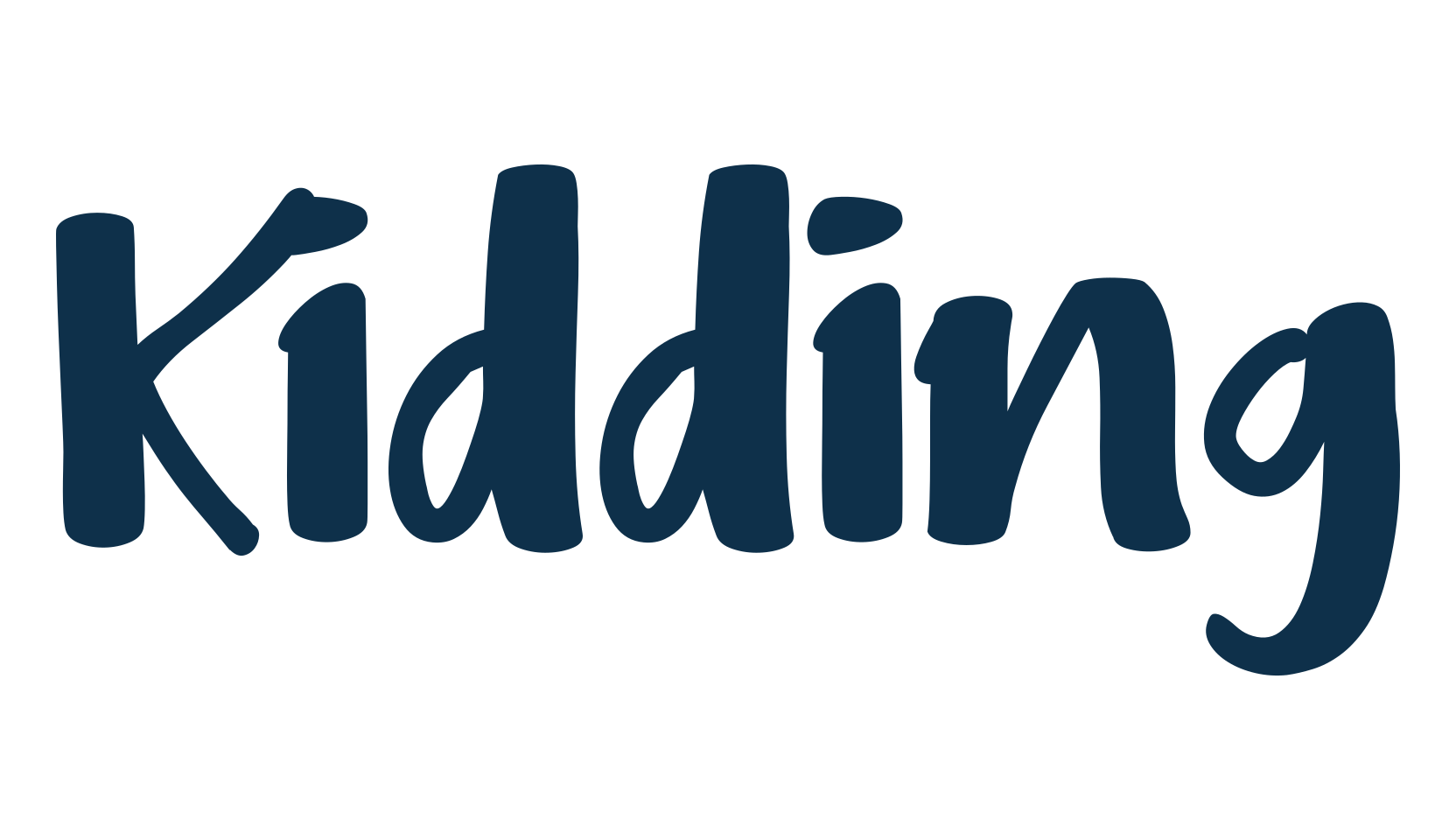 Kidding, various font preview