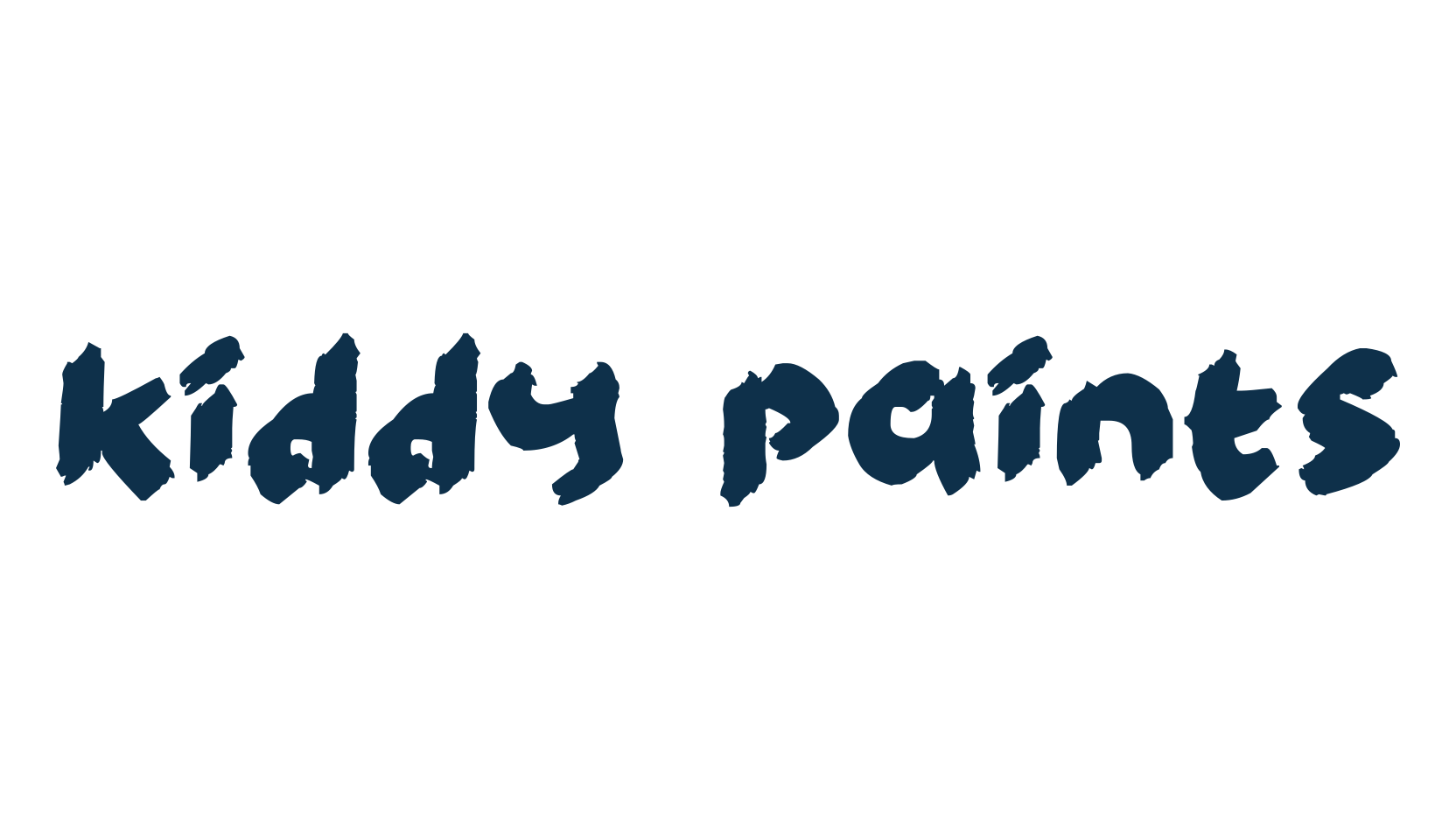 Kiddy Paints, script brush fancy decorative calligraphy font preview