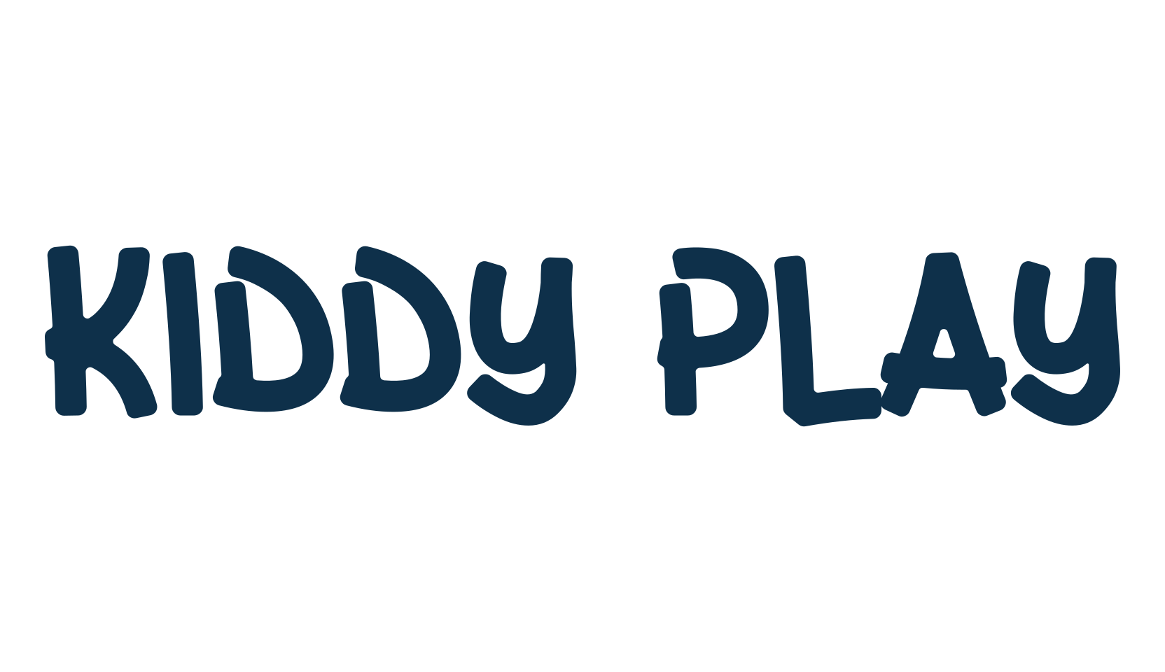 Kiddy Play, fancy cartoon decorative comic font preview