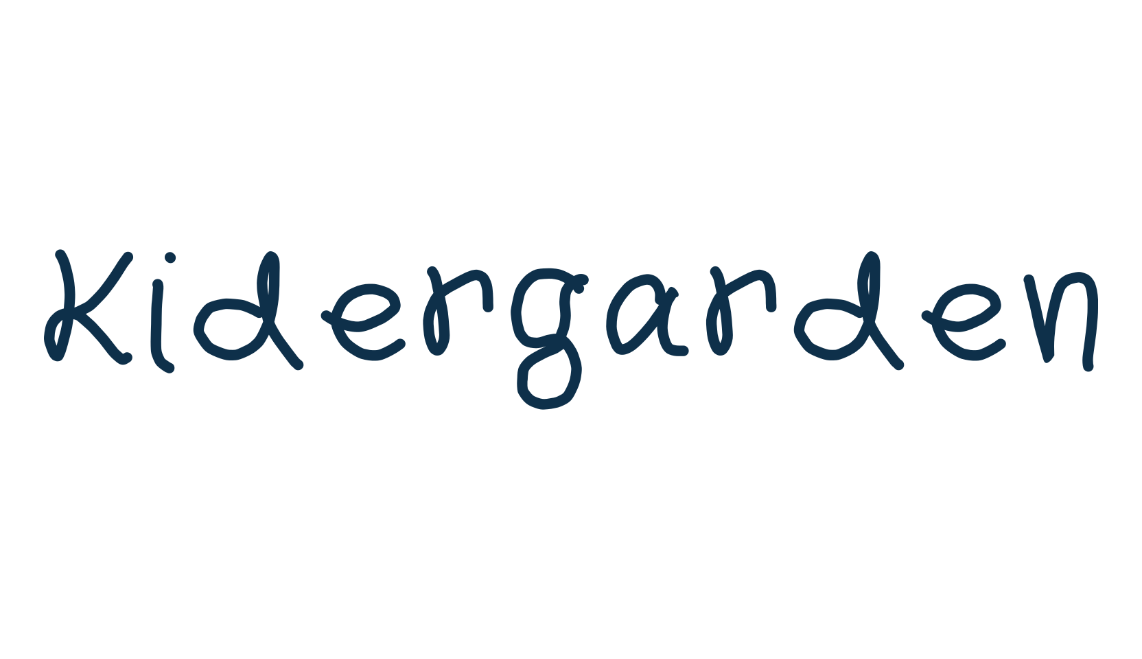 Kidergarden, various font preview