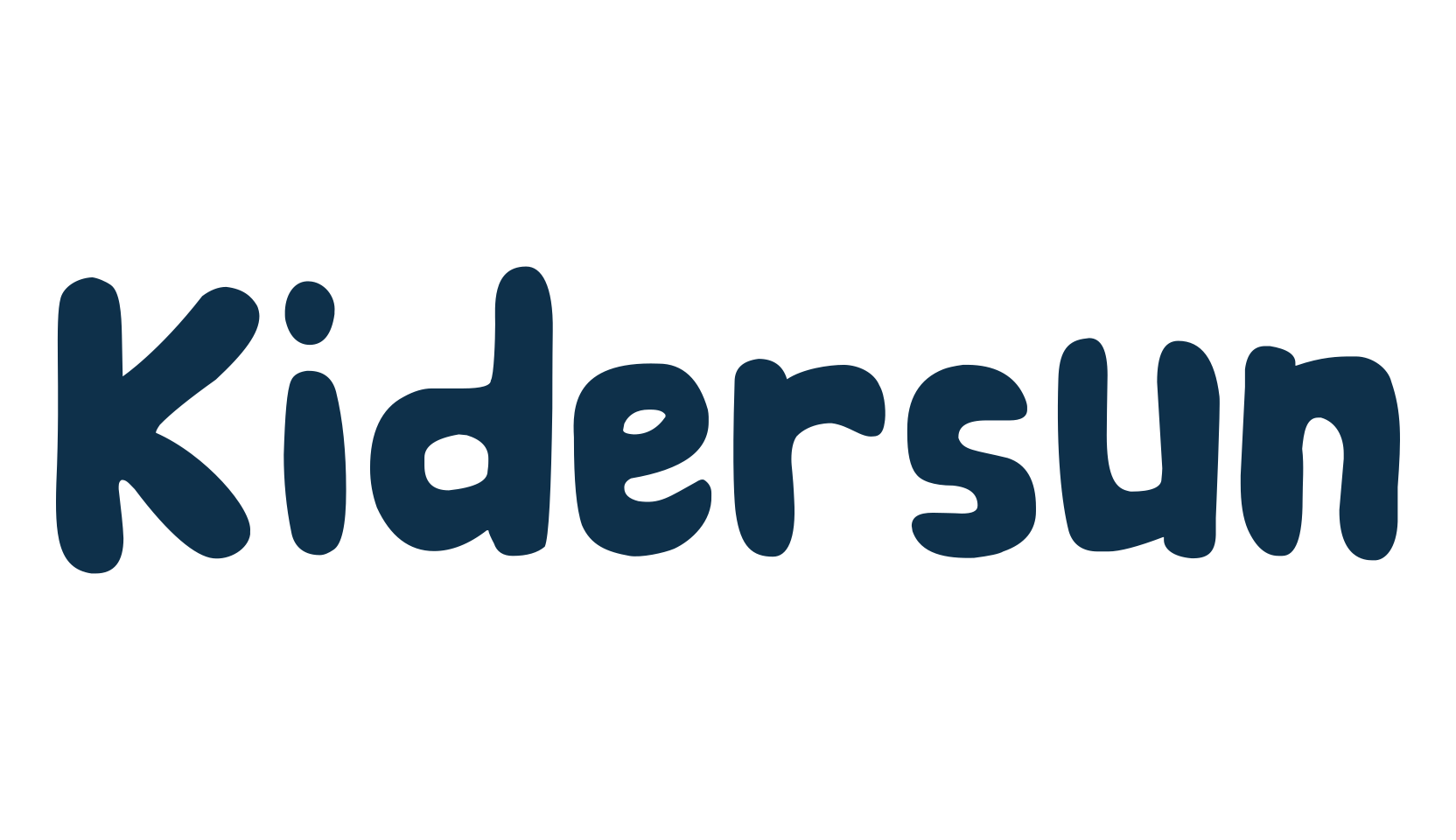 Kidersun, cartoon font preview