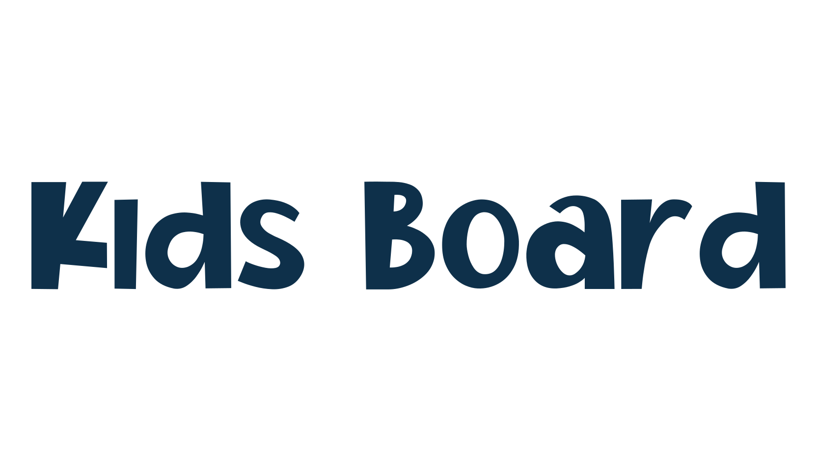 Kids Board, fancy cartoon decorative font preview