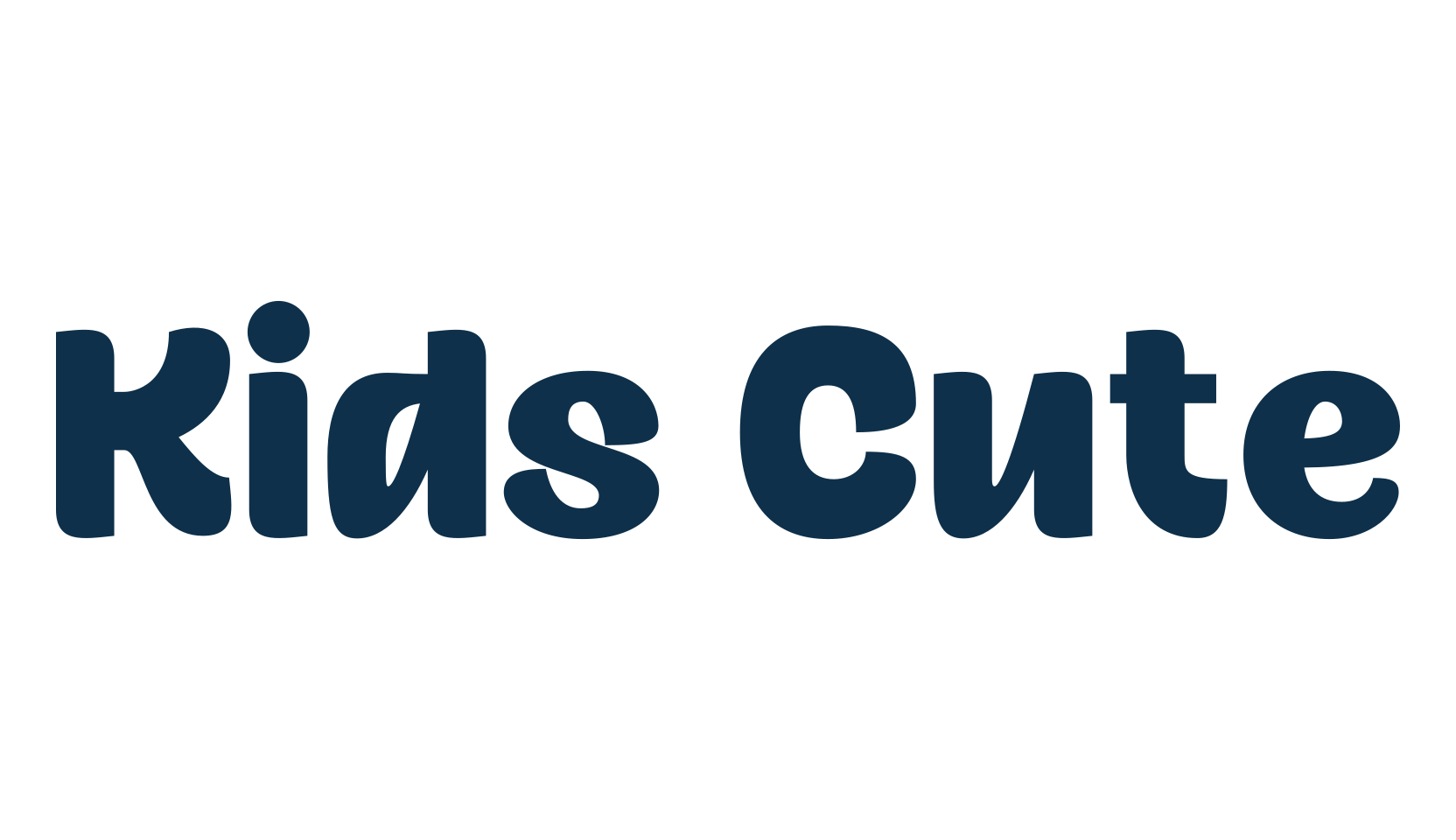 Kids Cute, various font preview