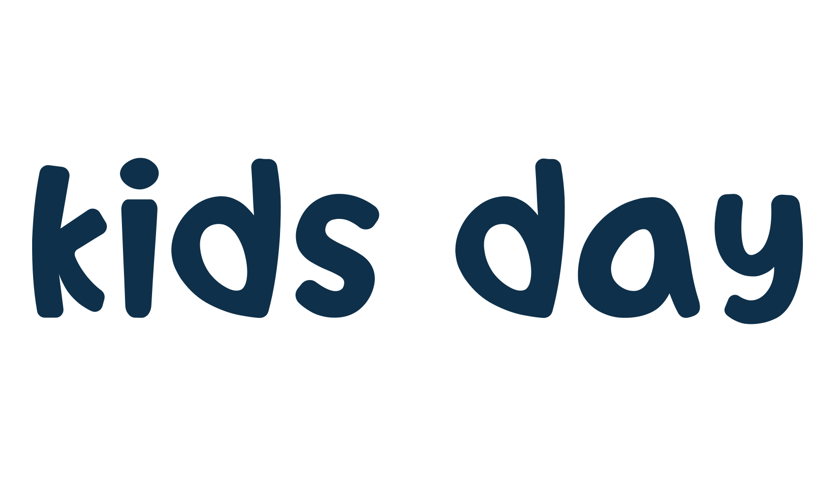Kids Day, fancy decorative font preview
