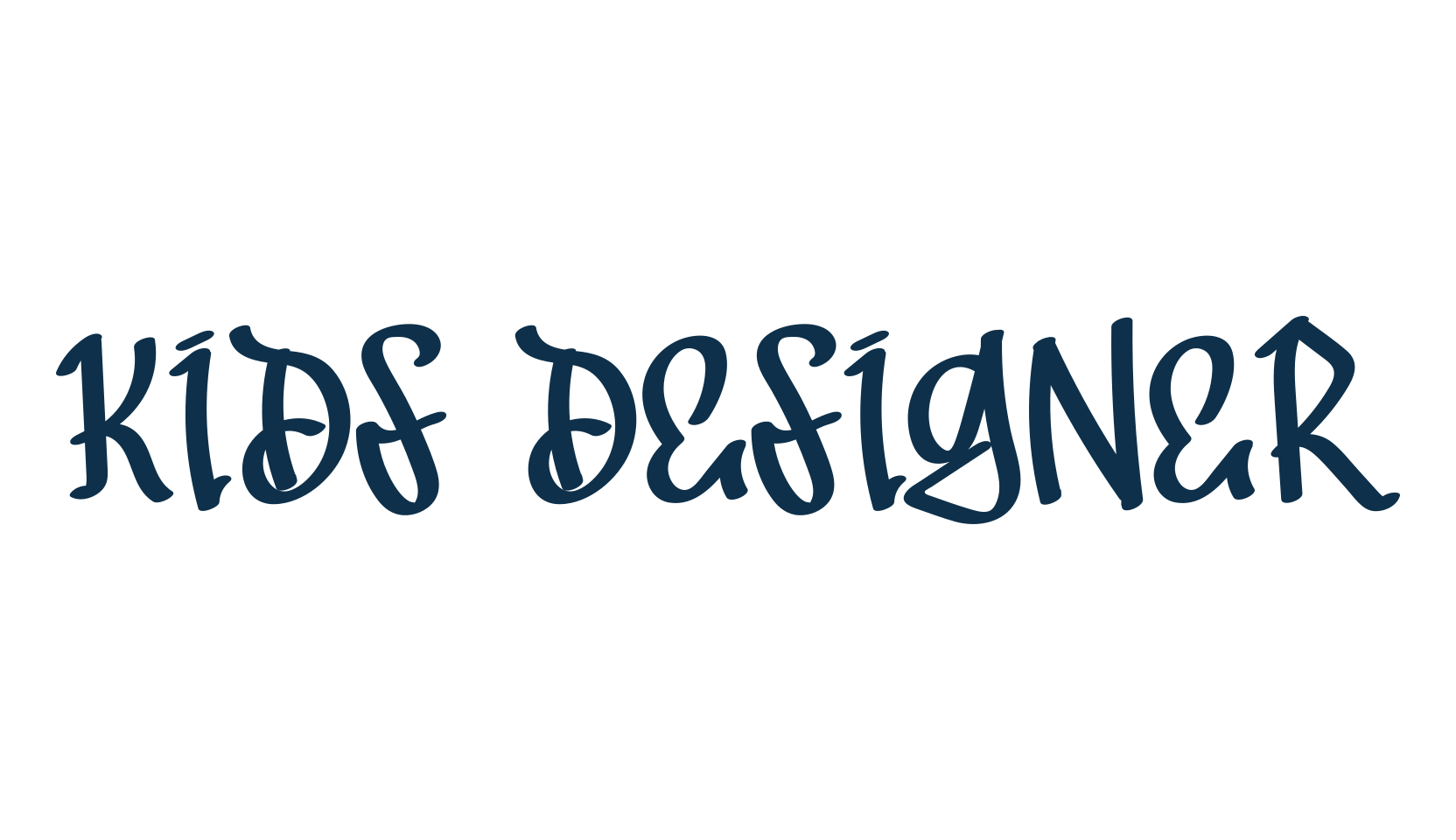 Kids Designer, graffiti font preview
