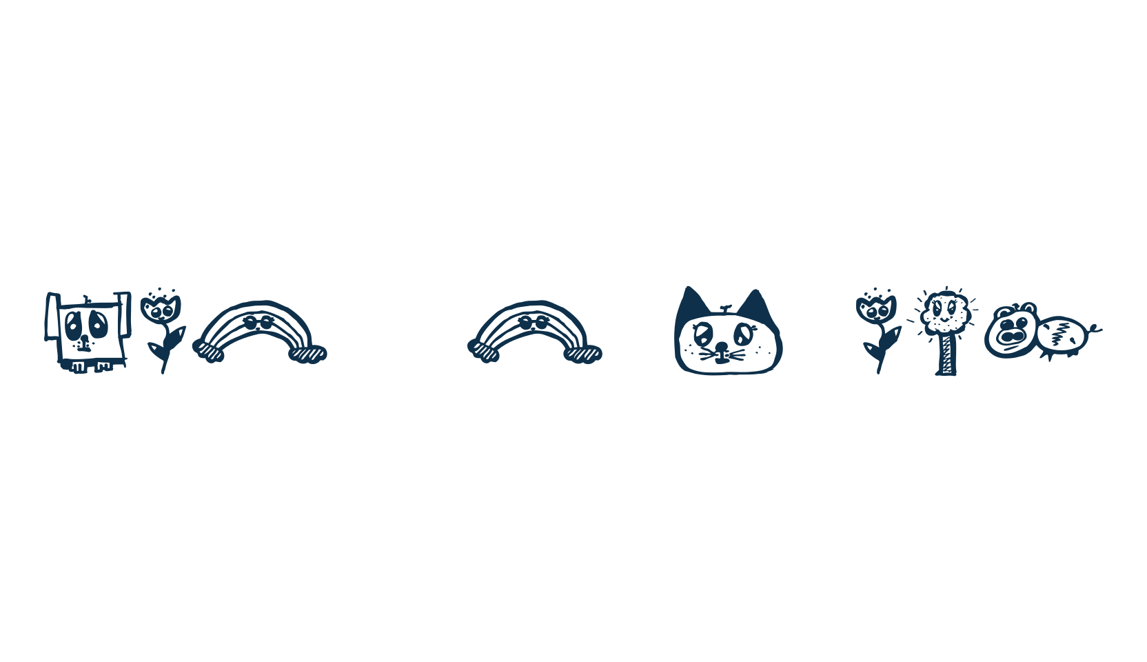 Kids Drawings (kids-drawings-2), fancy decorative font preview