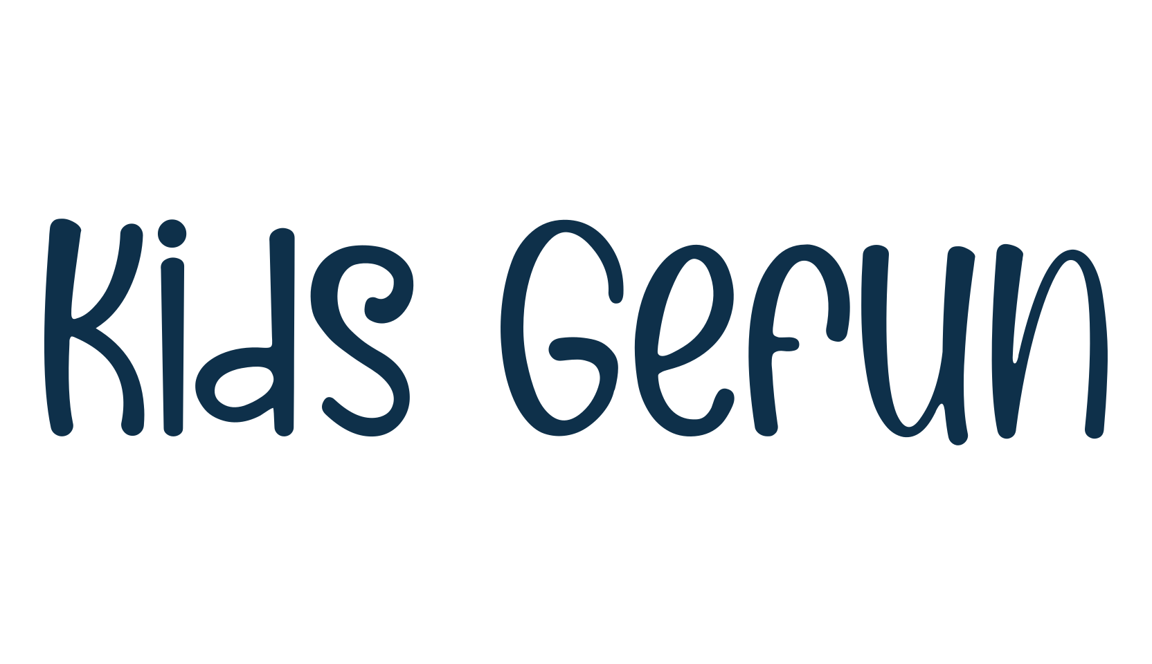Kids Gefun, fancy cartoon decorative comic font preview