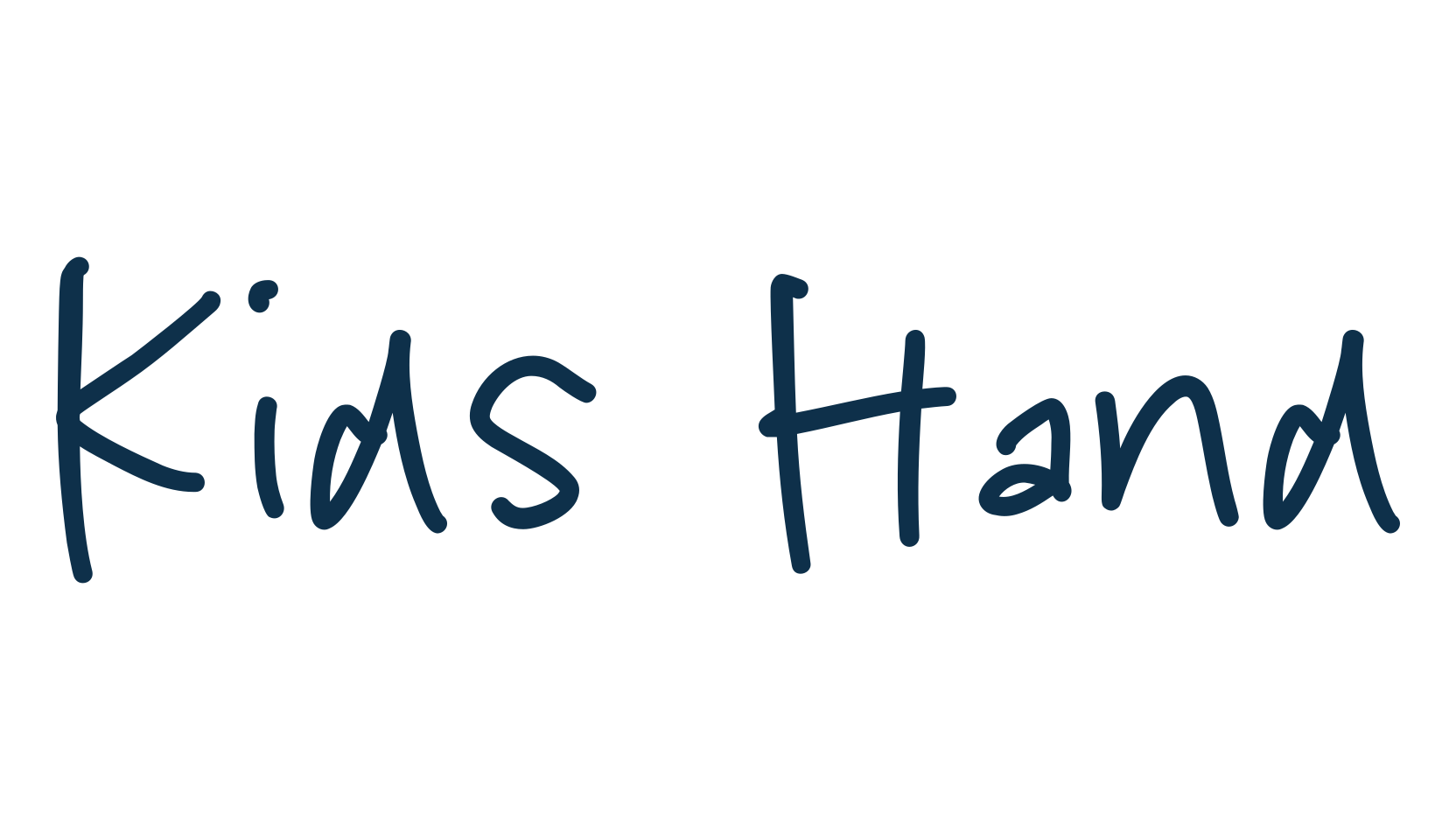 Kids Hand, script handwritten fancy decorative calligraphy font preview