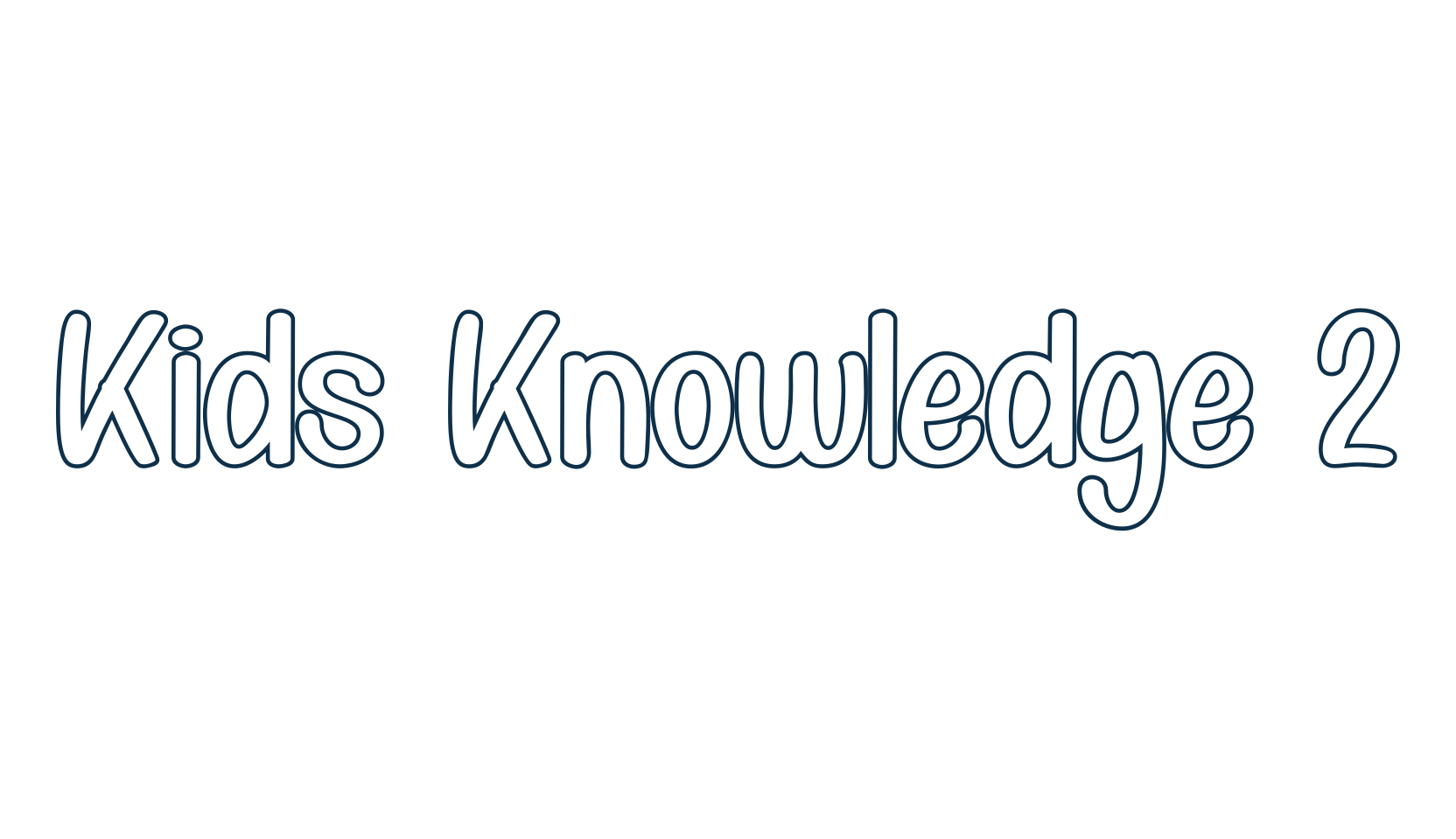 Kids Knowledge 2, fancy various decorative font preview