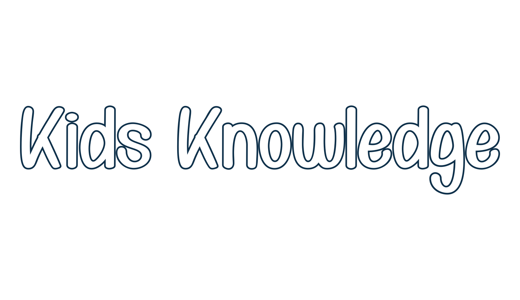 Kids Knowledge, fancy cartoon decorative comic font preview