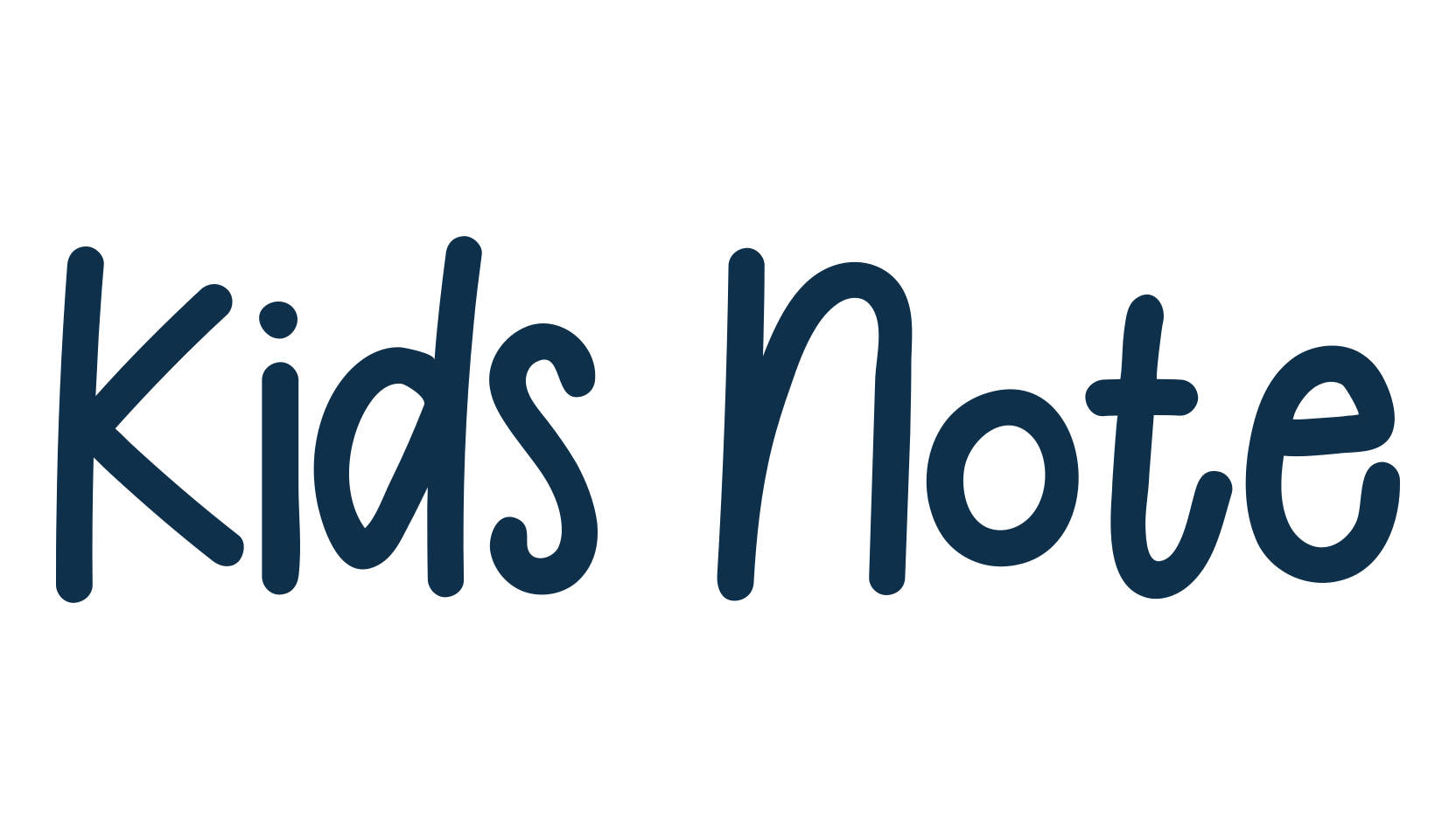 Kids Note (kids-note-2), script handwritten fancy decorative calligraphy font preview