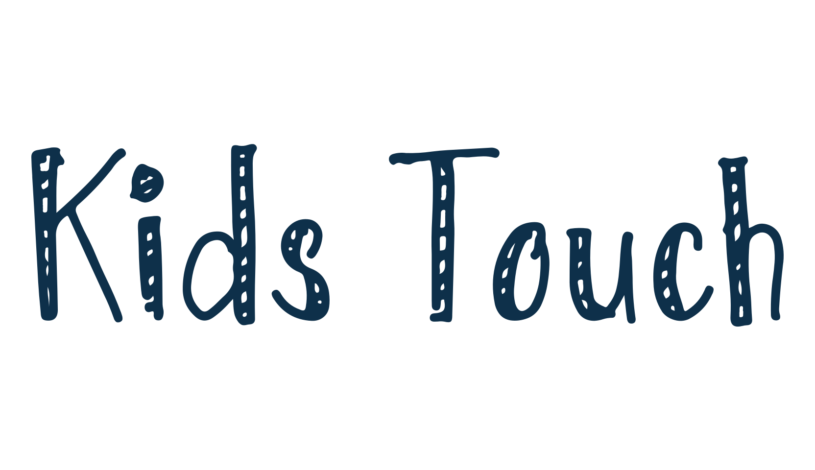 Kids Touch, fancy various decorative font preview