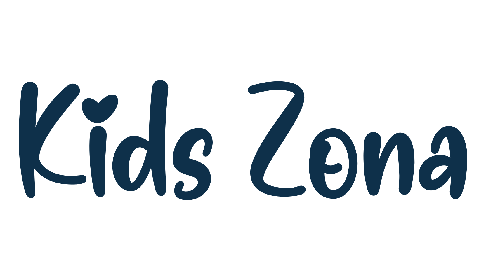 Kids Zona, fancy cartoon decorative font preview