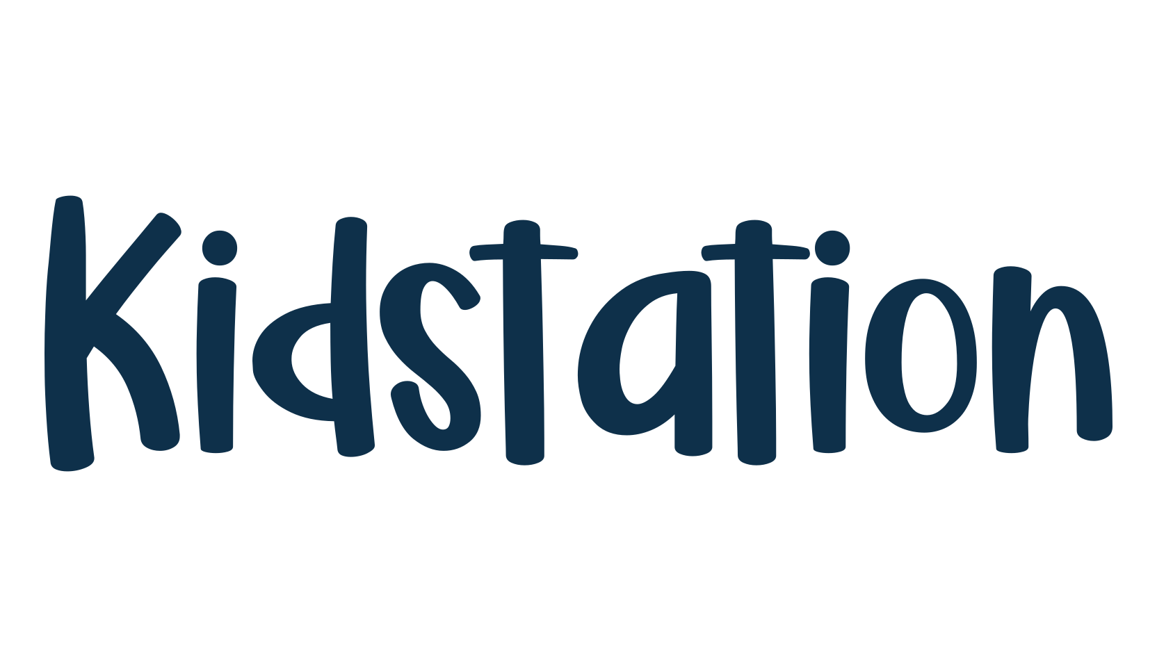 Kidstation, cartoon font preview