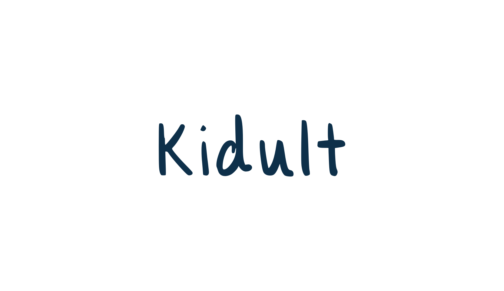Kidult, handwriting font preview