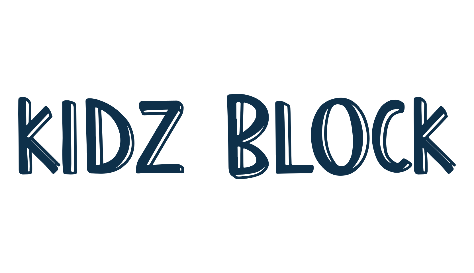 Kidz Block, fancy cartoon decorative font preview