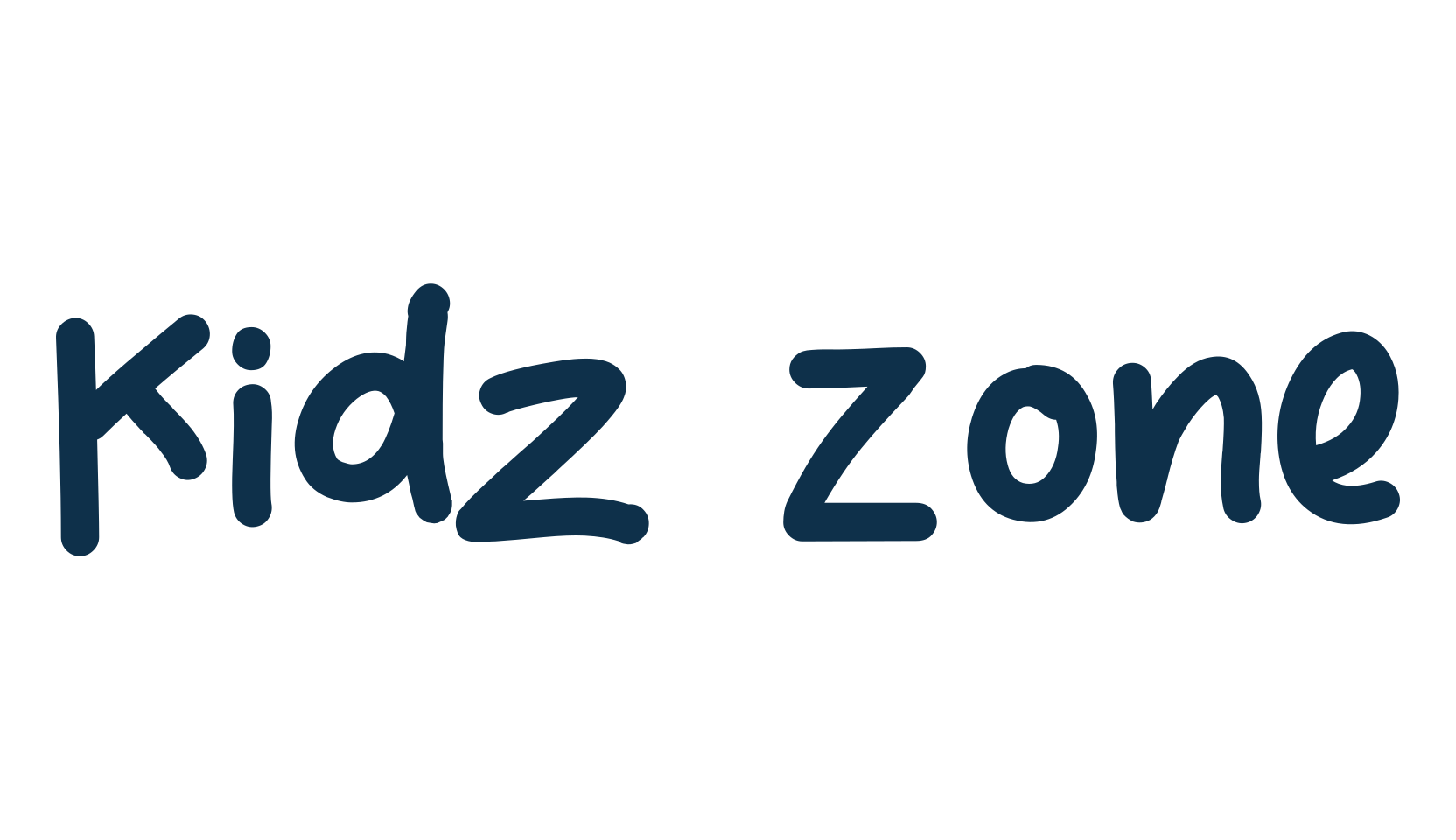 Kidz Zone, script handwritten fancy decorative calligraphy font preview