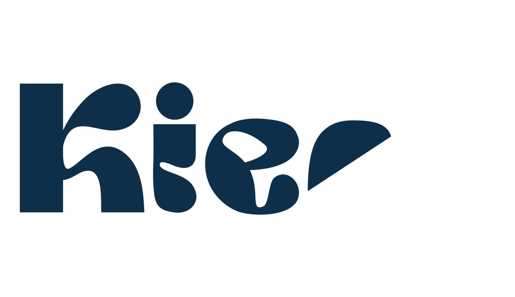 Kiera, groovy font preview