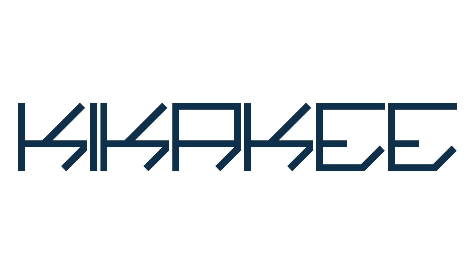 Kikakee, fancy various techno sci-fi font preview
