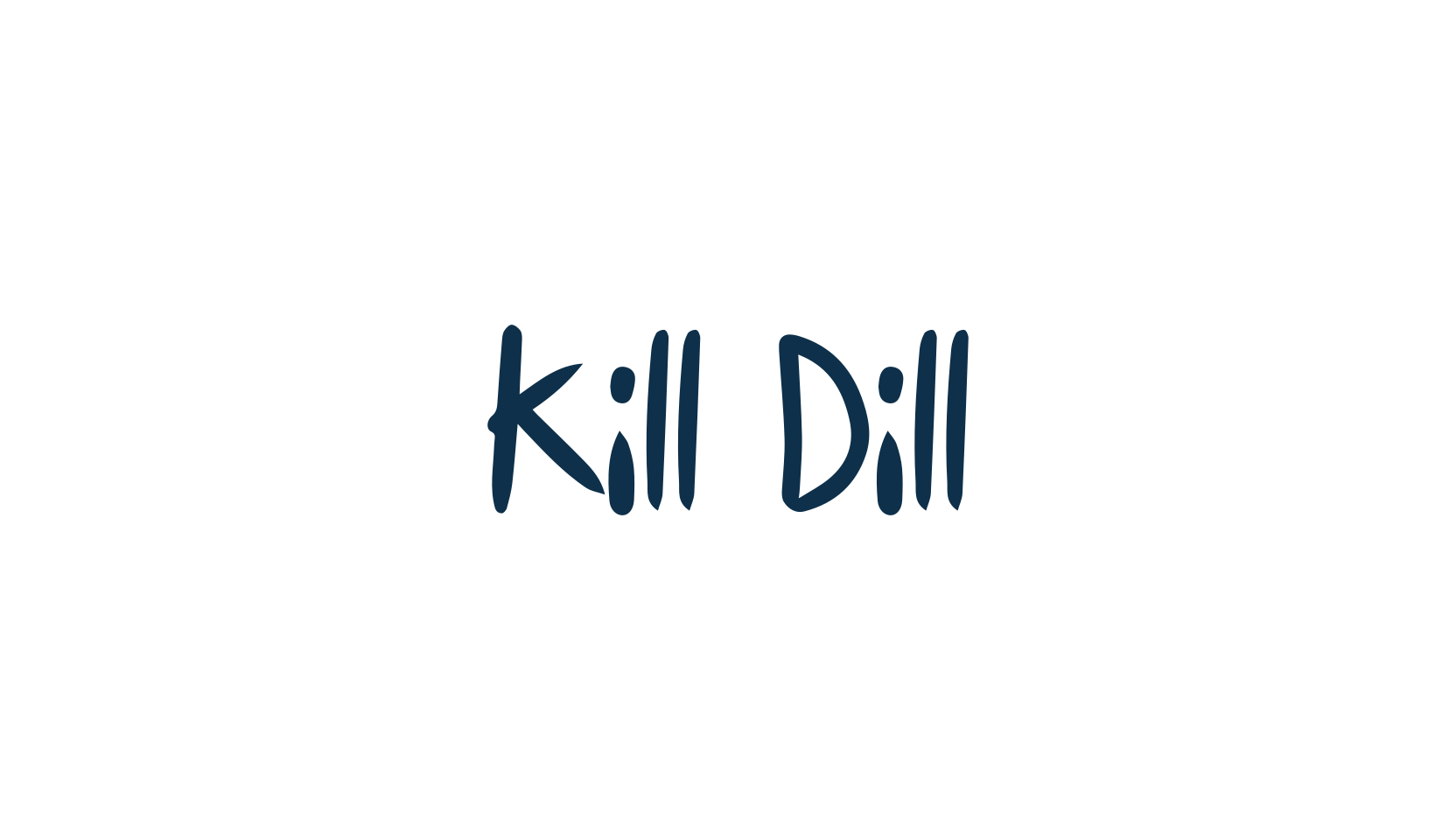 Kill Dill, script handwritten fancy decorative calligraphy font preview