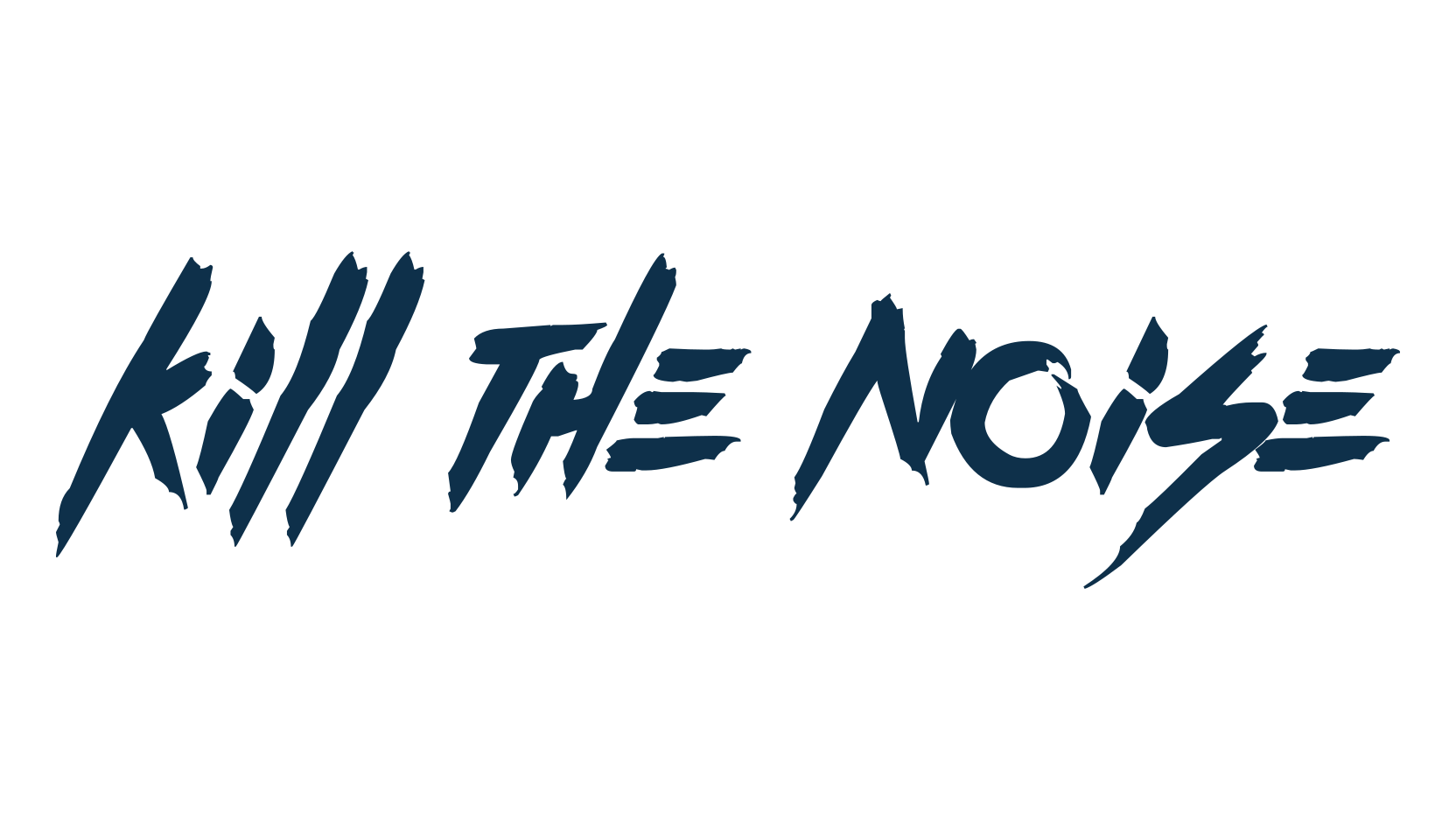 Kill The Noise, brush font preview