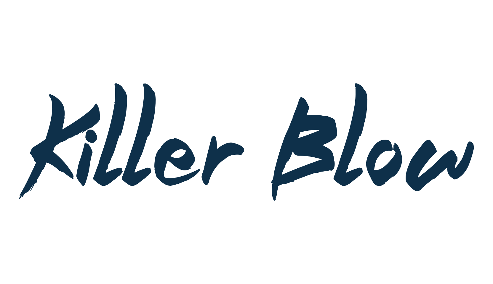 Killer Blow, brush font preview