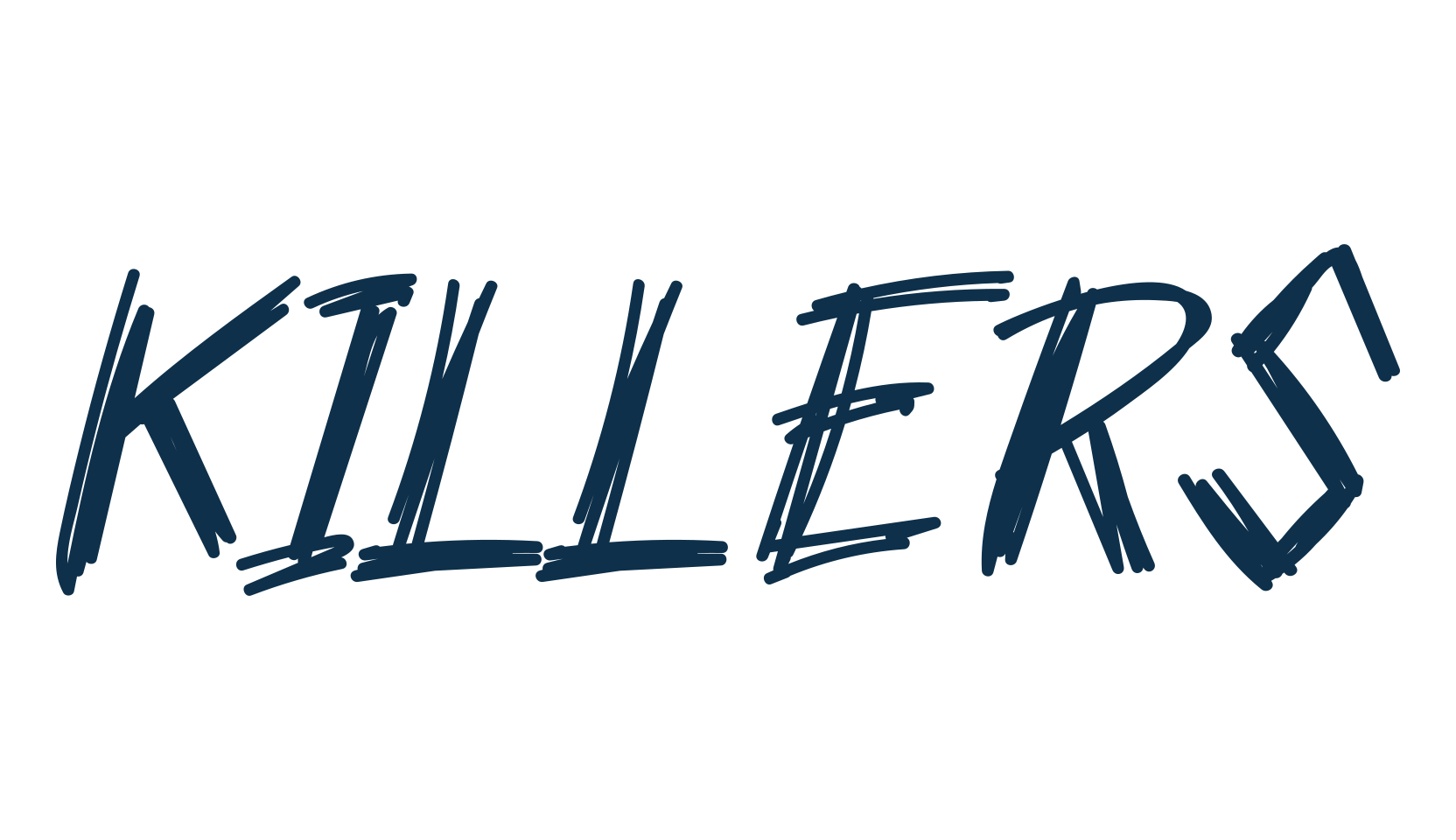 Killers, halloween font preview