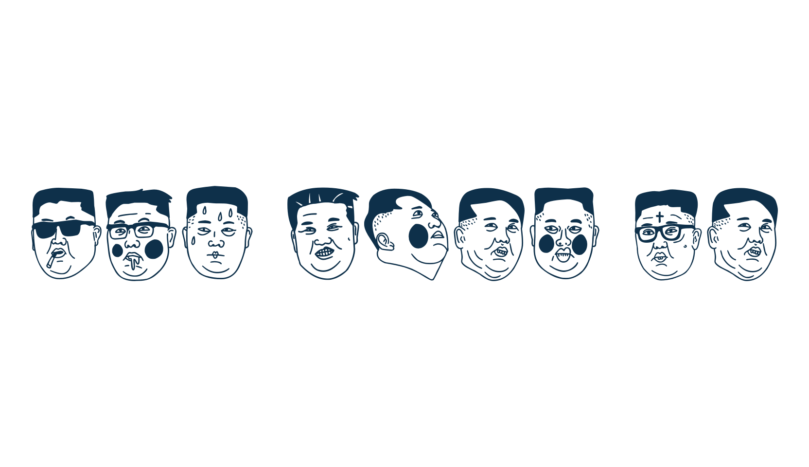 Kim Jong Un, display market font preview