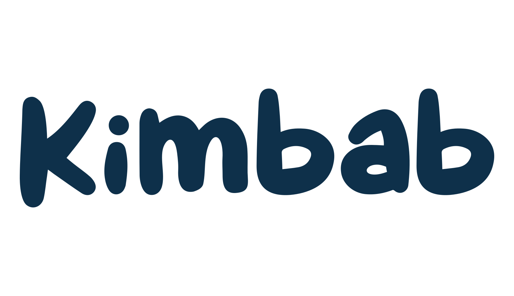 Kimbab, cartoon font preview