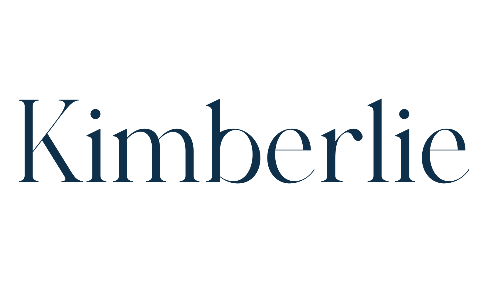Kimberlie, serif font preview