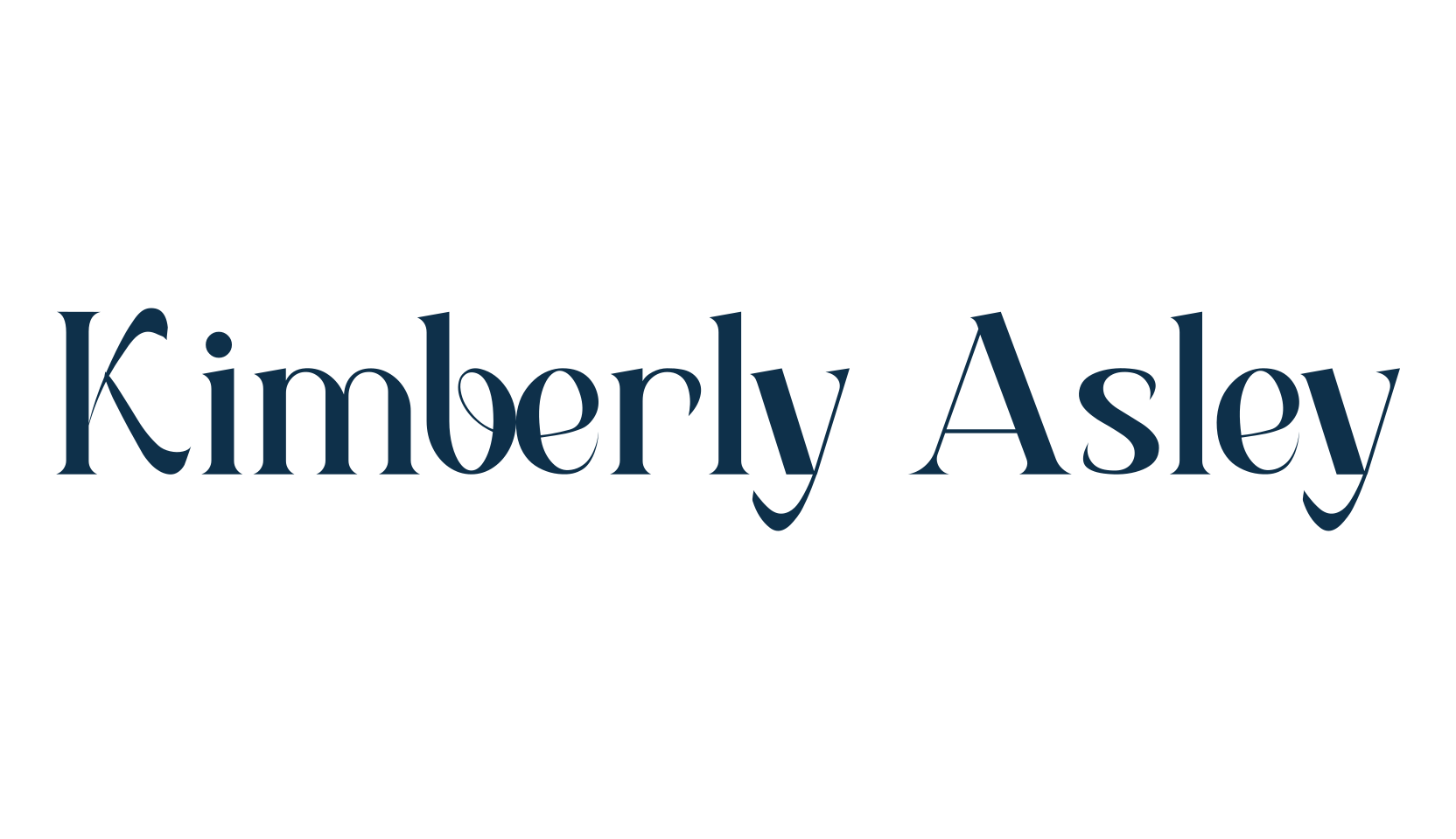 Kimberly Asley, serif font preview