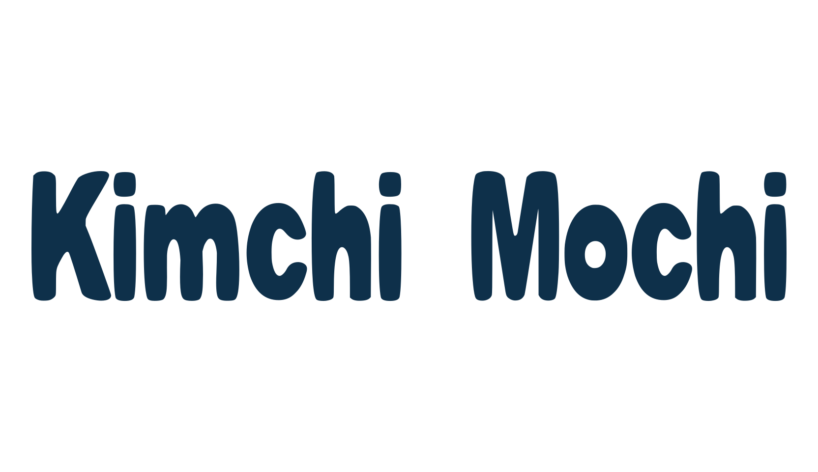 Kimchi Mochi, fancy various decorative font preview
