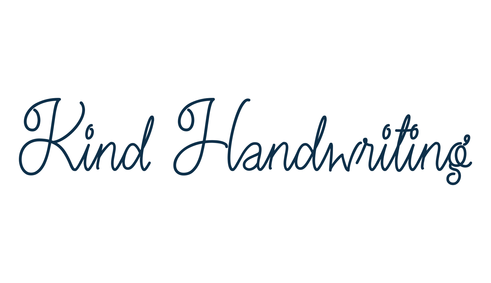 Kind Handwriting, display market font preview