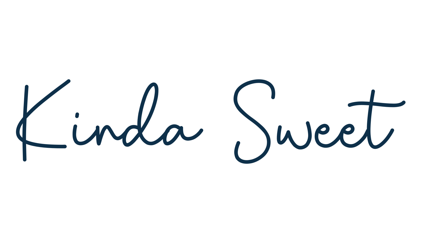 Kinda Sweet, script handwritten fancy decorative calligraphy font preview