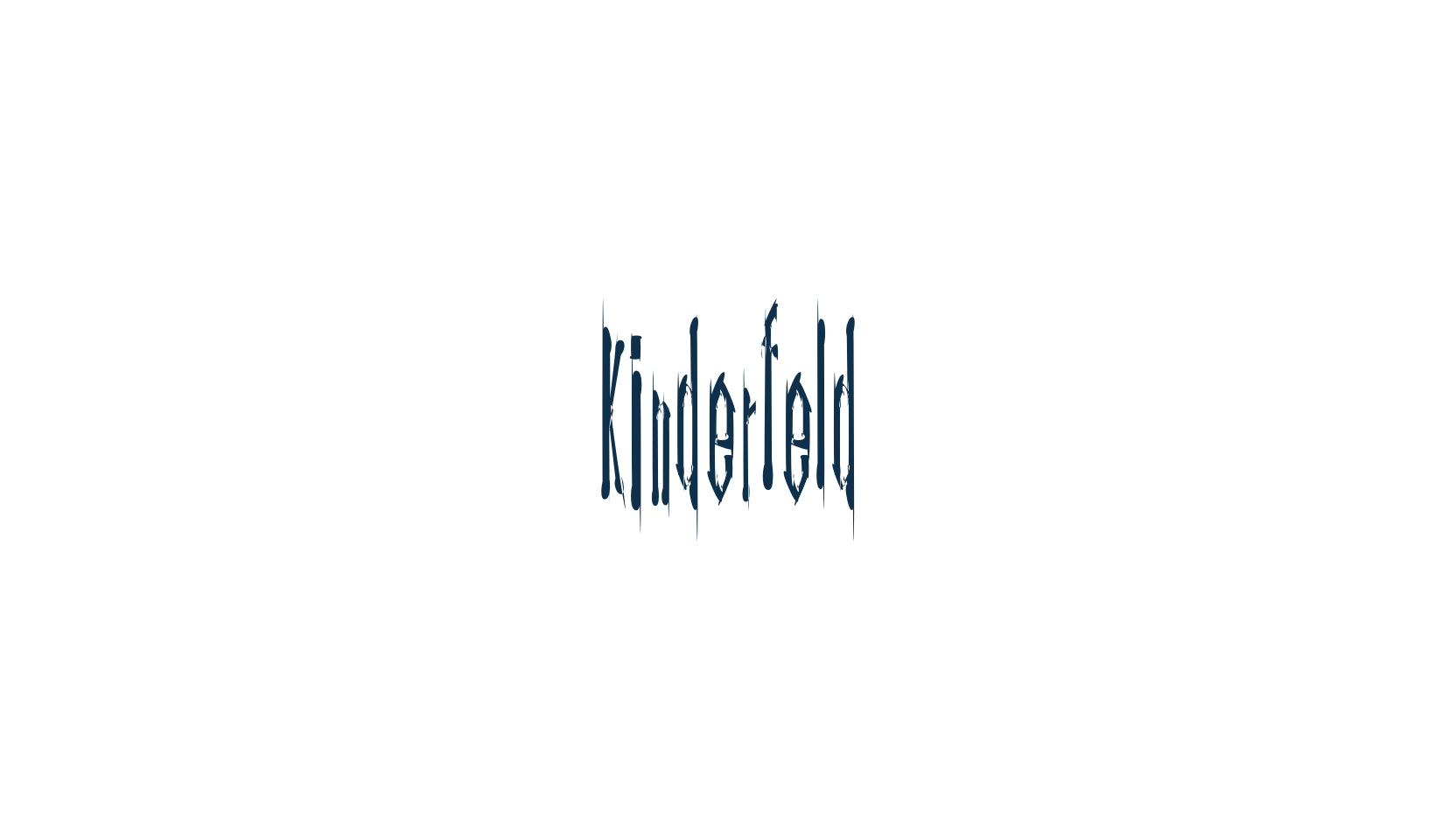 Kinderfeld, fancy various gothic font preview