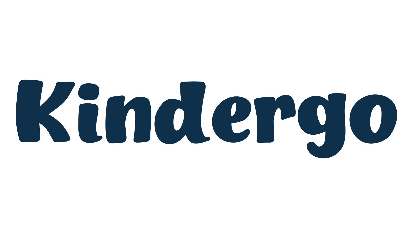 Kindergo, fancy cartoon decorative font preview