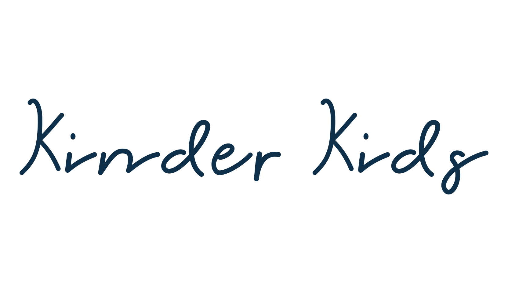 Kinder Kids, handwriting font preview