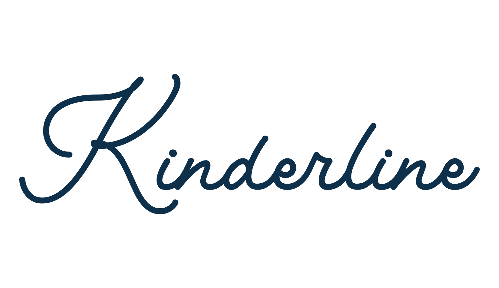 Kinderline, script handwritten fancy decorative calligraphy font preview