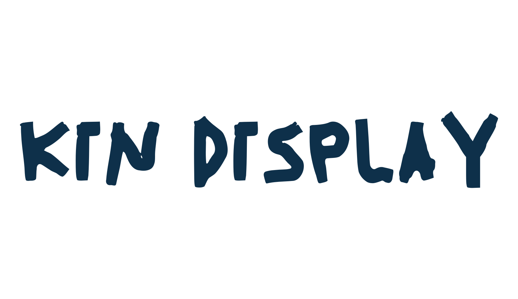 Kin Display, various font preview