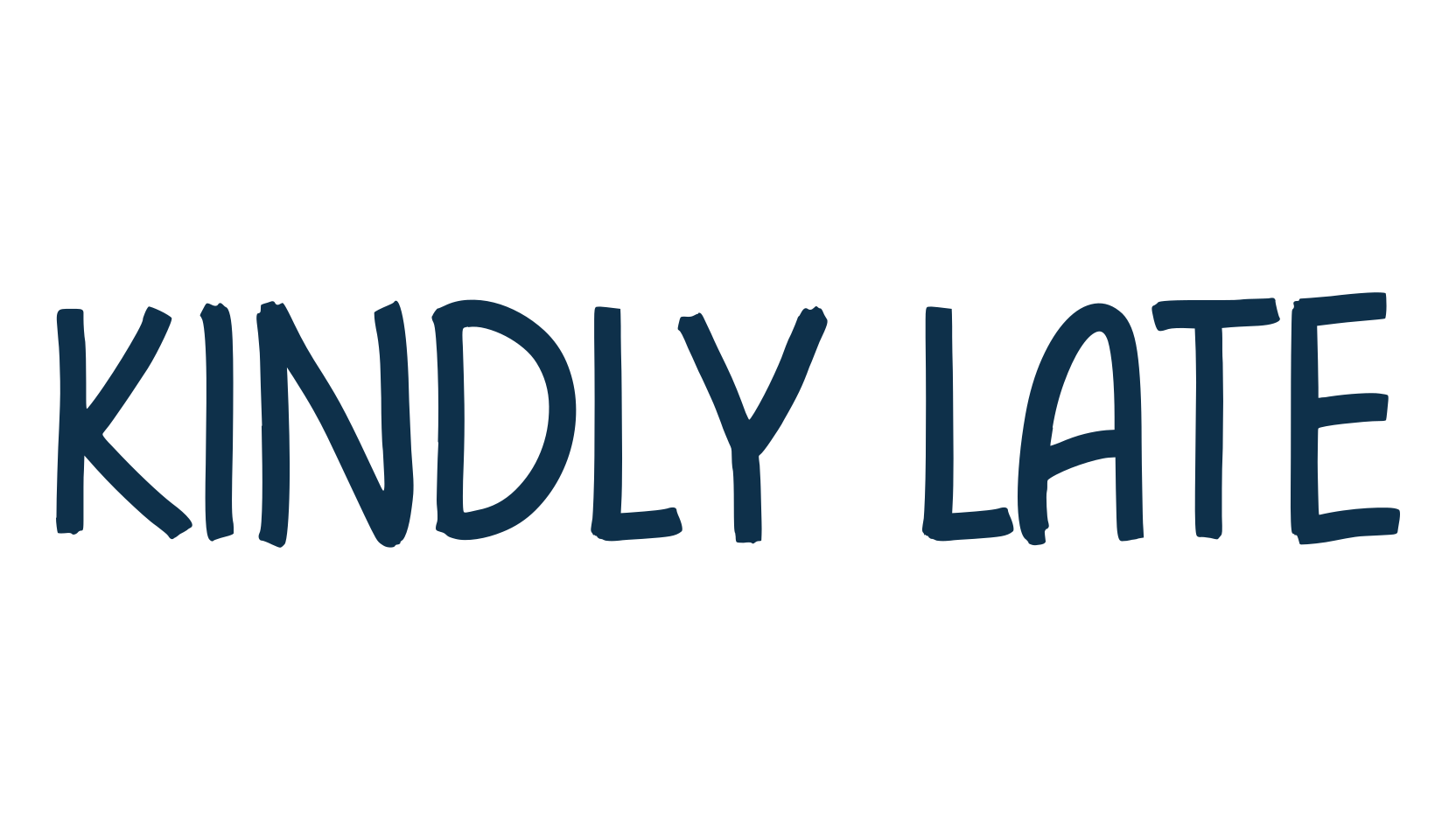 Kindly Late, script brush fancy decorative calligraphy font preview