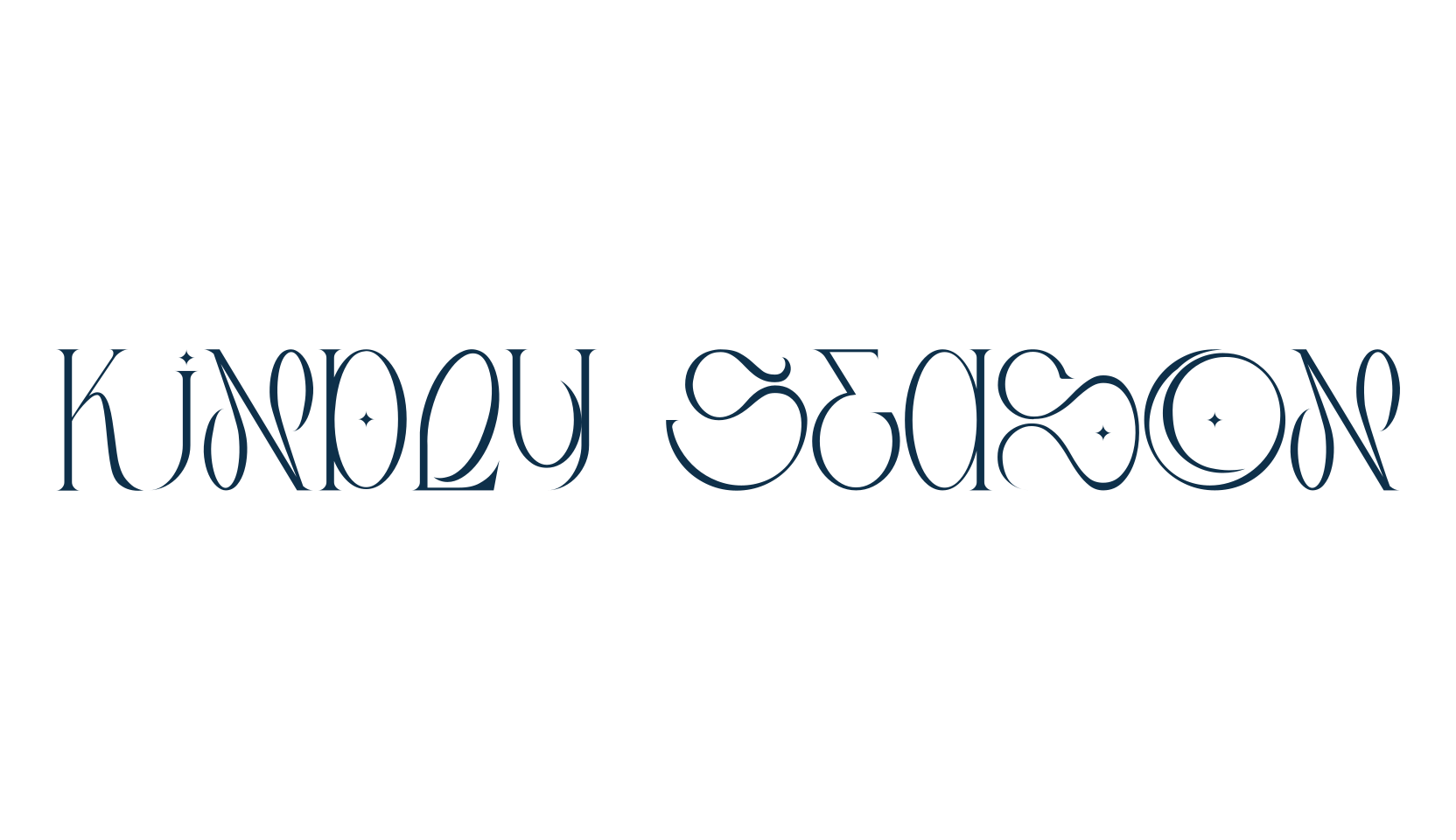 Kindly Season, fancy various decorative font preview