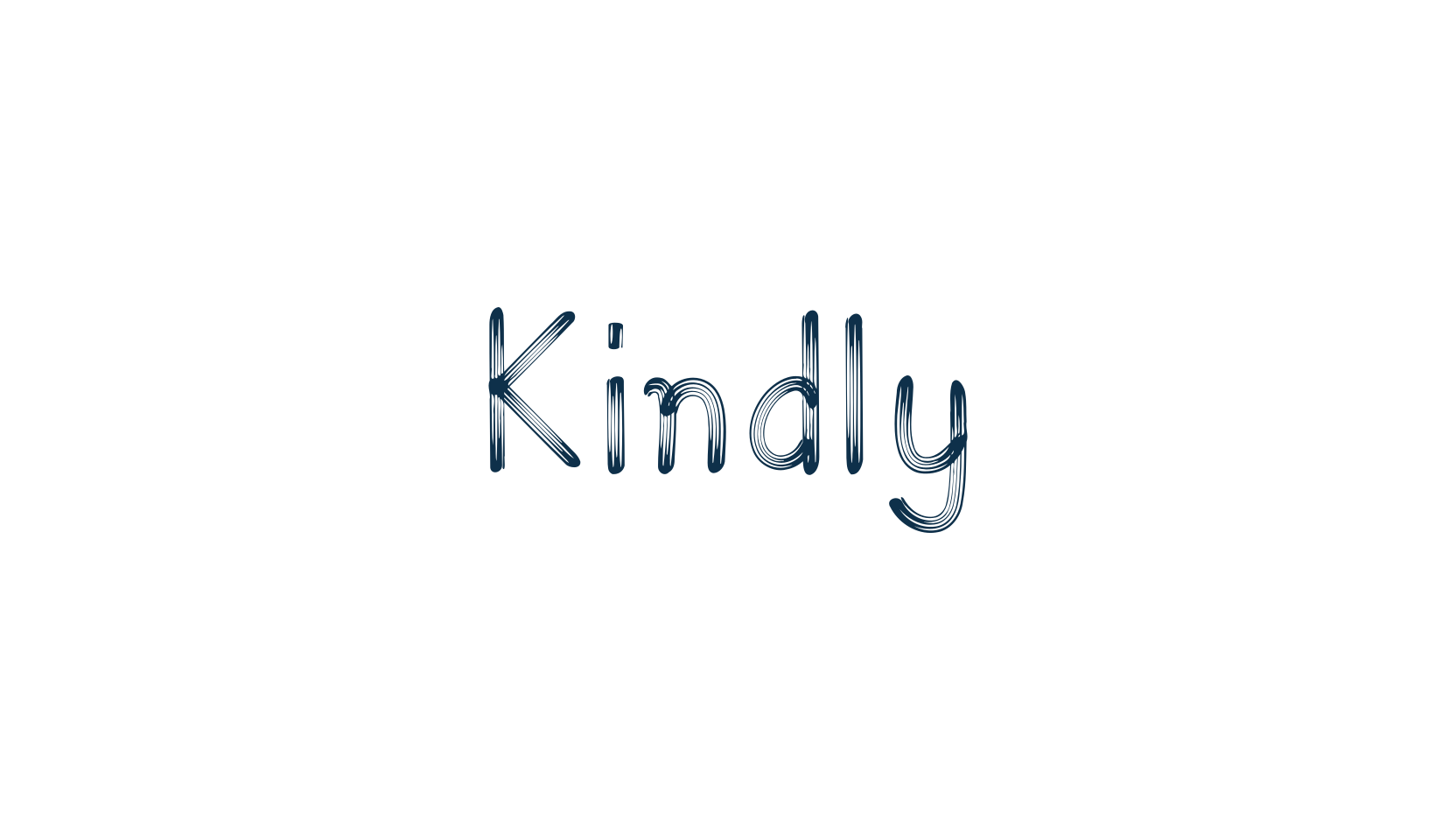 Kindly (kindly), fancy various decorative font preview