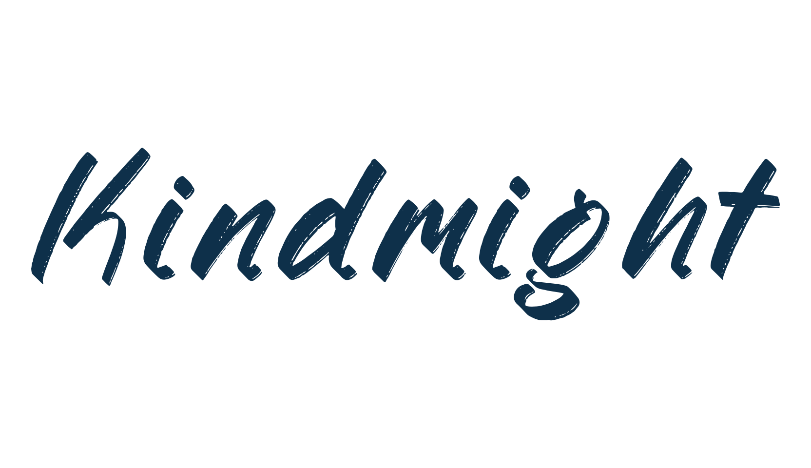 Kindmight, handwriting font preview