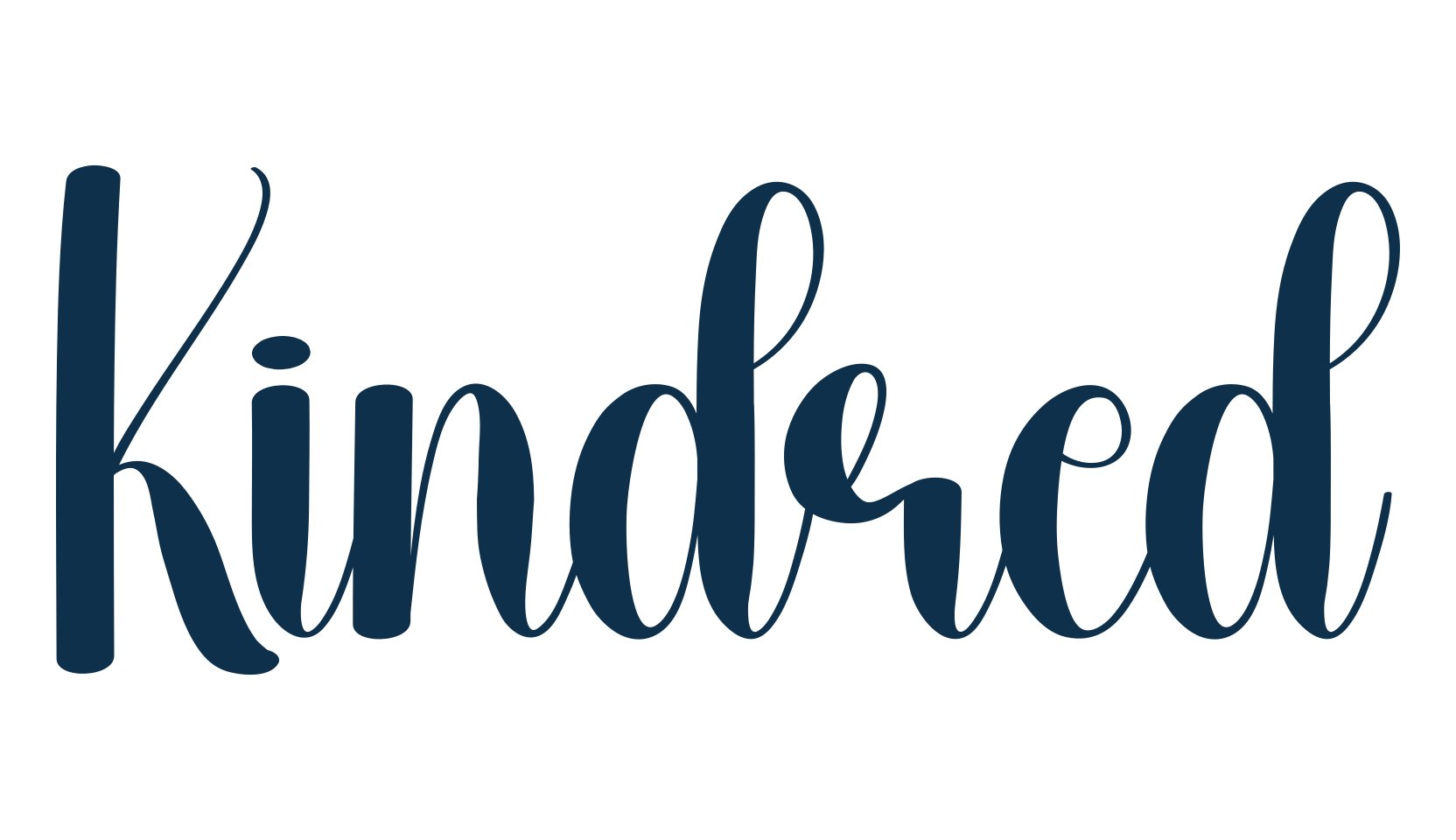 Kindred, fancy various decorative script calligraphy font preview