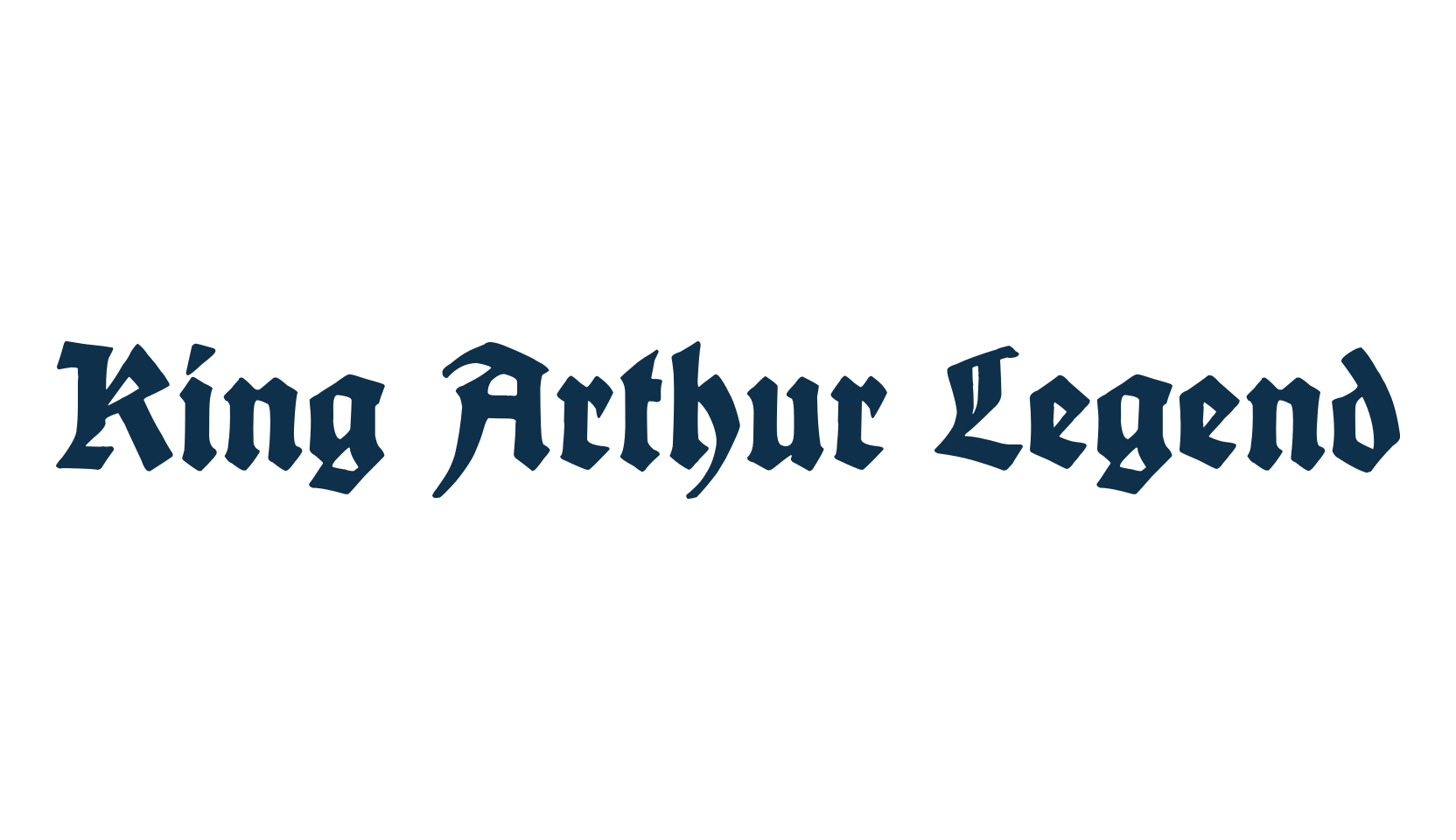 King Arthur Legend, gothic medieval font preview